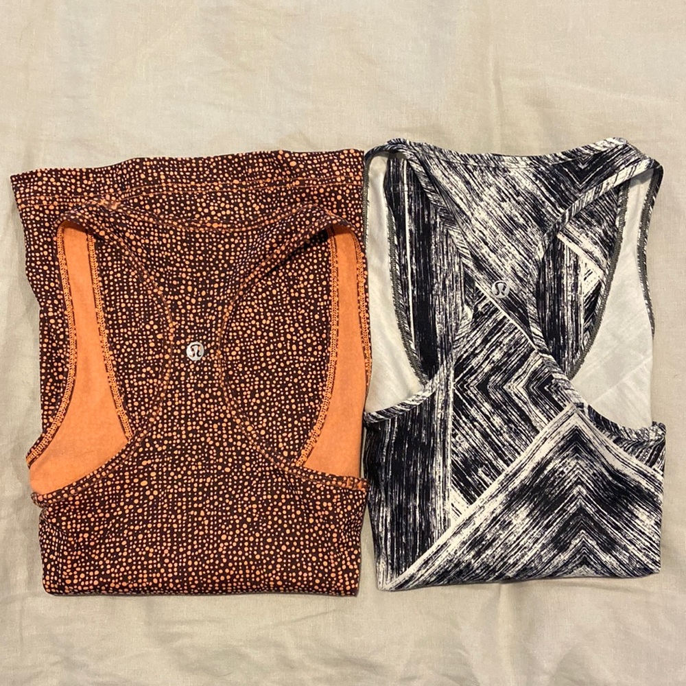 Lululemon racerback tank set of 2